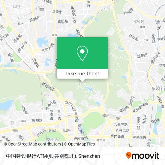 中国建设银行ATM(银谷别墅北) map