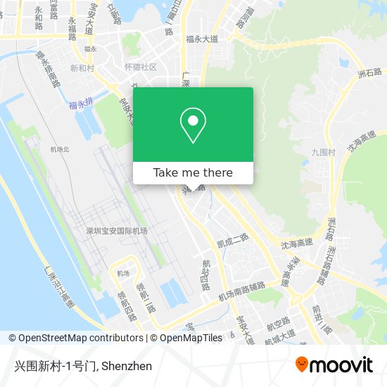 兴围新村-1号门 map