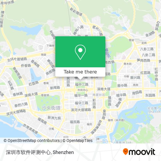 深圳市软件评测中心 map
