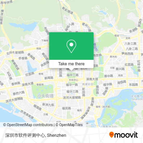 深圳市软件评测中心 map