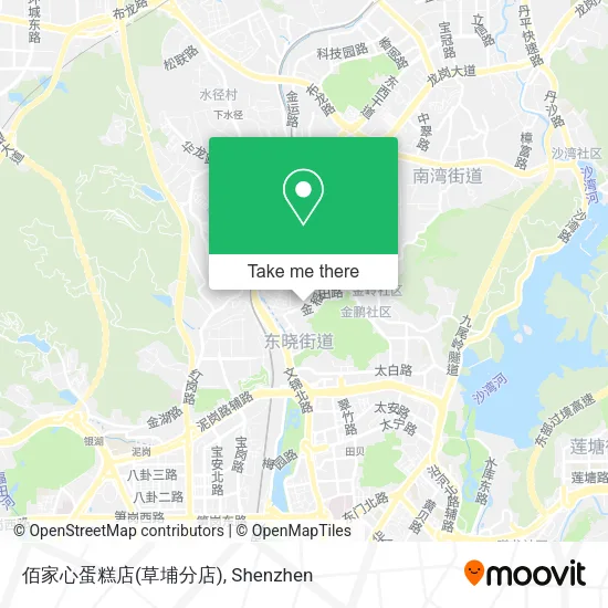 佰家心蛋糕店(草埔分店) map