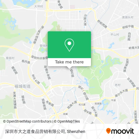 深圳市大之道食品营销有限公司 map