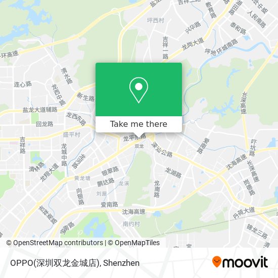 OPPO(深圳双龙金城店) map