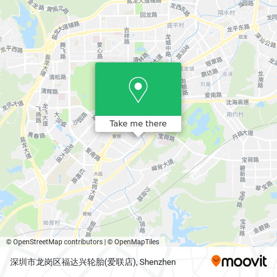 深圳市龙岗区福达兴轮胎(爱联店) map