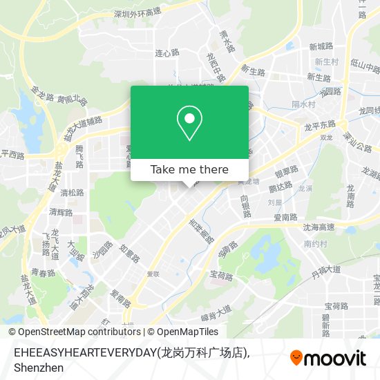 EHEEASYHEARTEVERYDAY(龙岗万科广场店) map