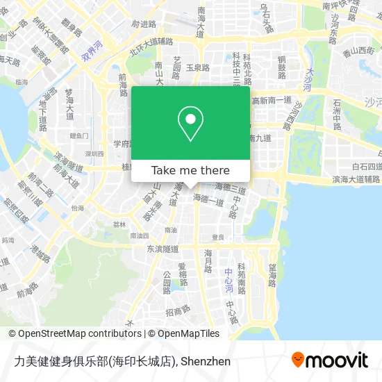 力美健健身俱乐部(海印长城店) map