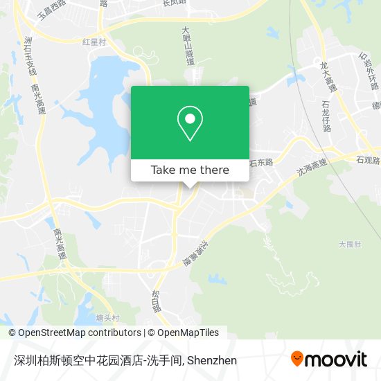 深圳柏斯顿空中花园酒店-洗手间 map