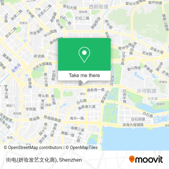 街电(妍妆发艺文化廊) map