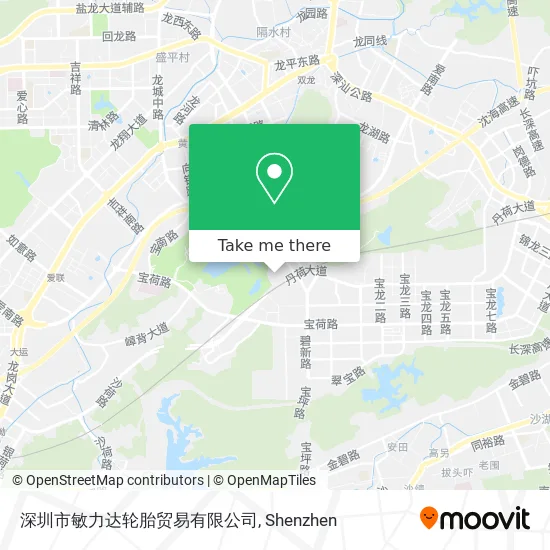 深圳市敏力达轮胎贸易有限公司 map