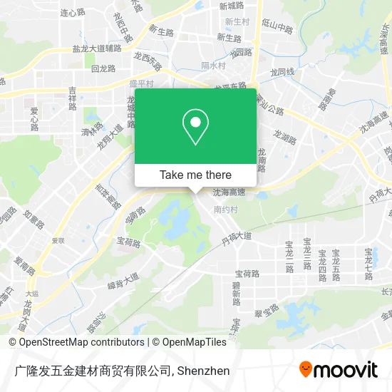 广隆发五金建材商贸有限公司 map