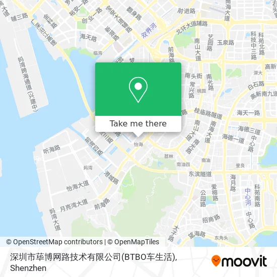 深圳市荜博网路技术有限公司(BTBO车生活) map