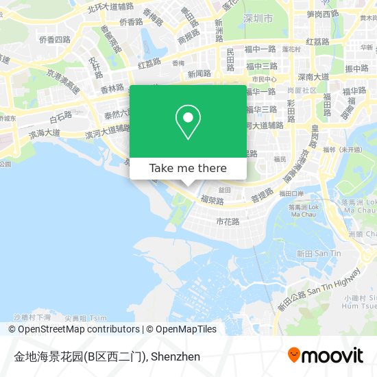 金地海景花园(B区西二门) map