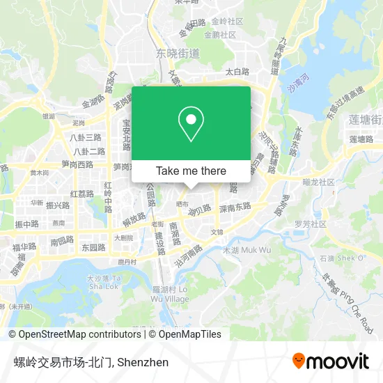 螺岭交易市场-北门 map