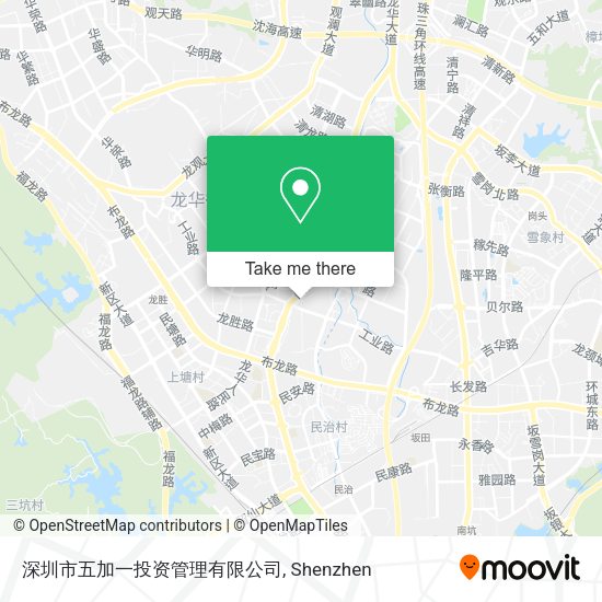 深圳市五加一投资管理有限公司 map