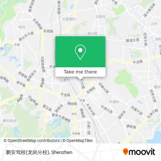 鹏安驾校(龙岗分校) map
