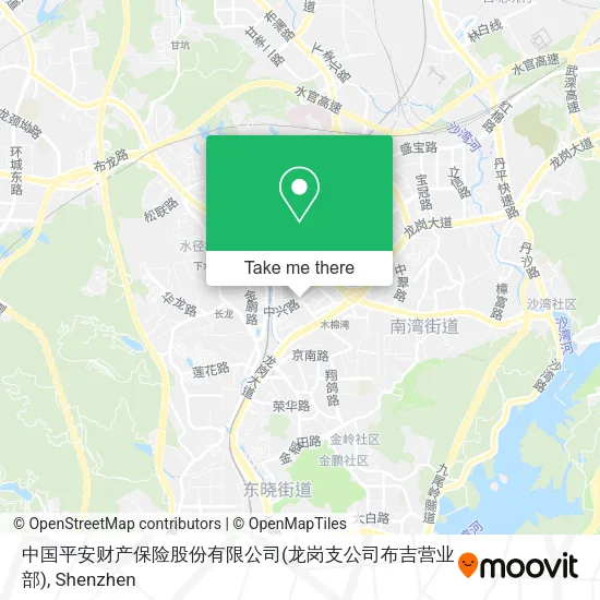 中国平安财产保险股份有限公司(龙岗支公司布吉营业部) map