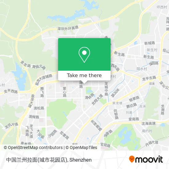 中国兰州拉面(城市花园店) map