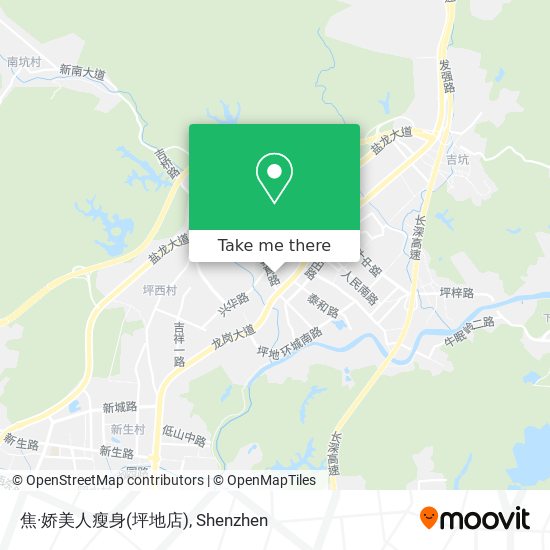 焦·娇美人瘦身(坪地店) map