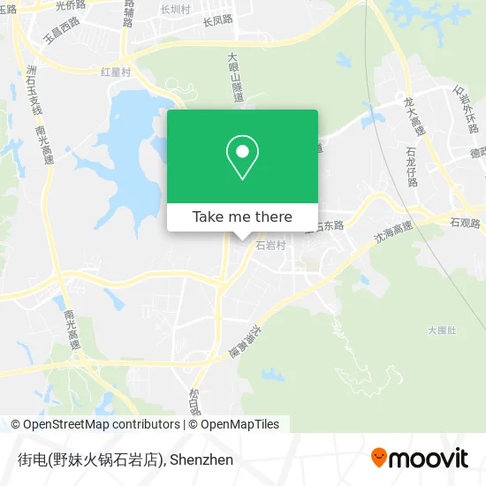 街电(野妹火锅石岩店) map