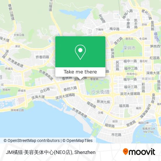 JM橘猫·美容美体中心(NEO店) map