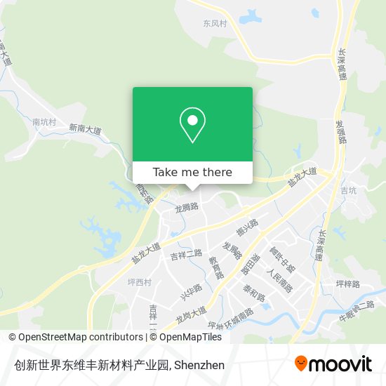 创新世界东维丰新材料产业园 map