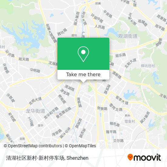 清湖社区新村-新村停车场 map