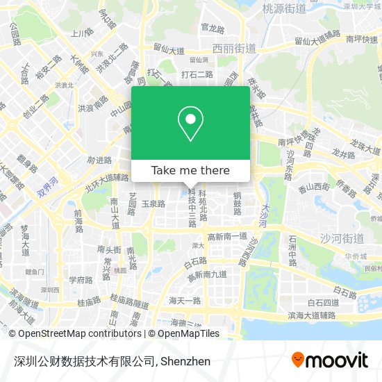 深圳公财数据技术有限公司 map