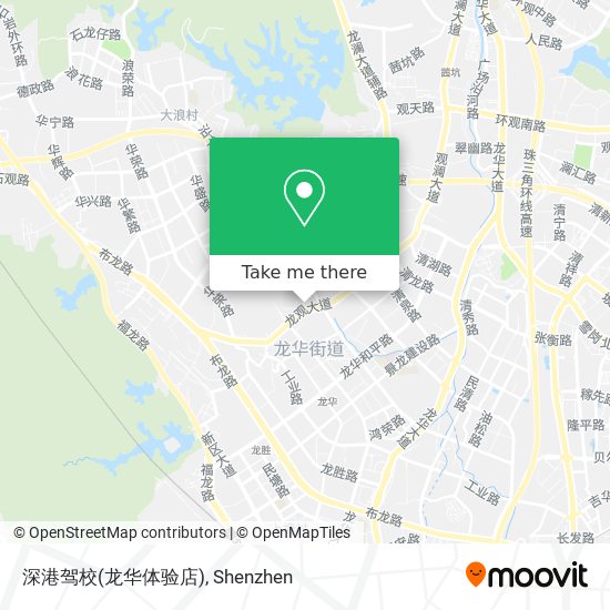 深港驾校(龙华体验店) map