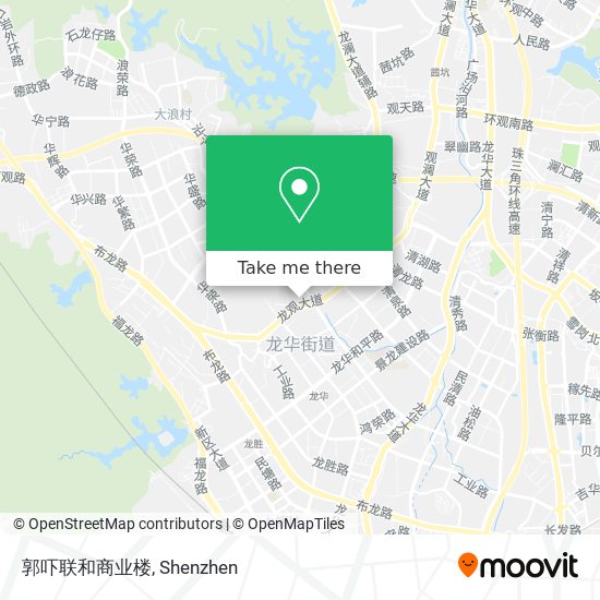 郭吓联和商业楼 map
