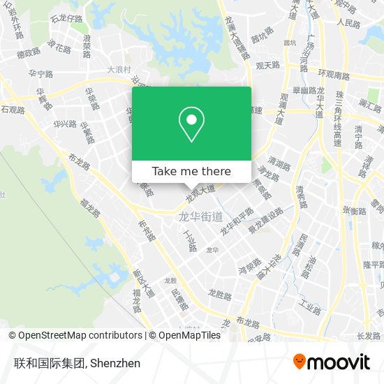 联和国际集团 map