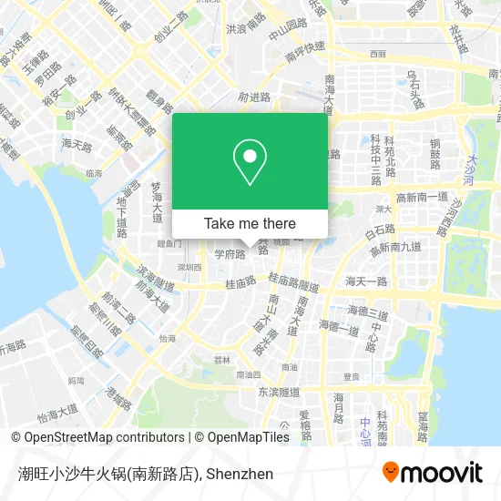 潮旺小沙牛火锅(南新路店) map