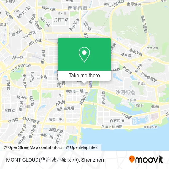 MONT CLOUD(华润城万象天地) map