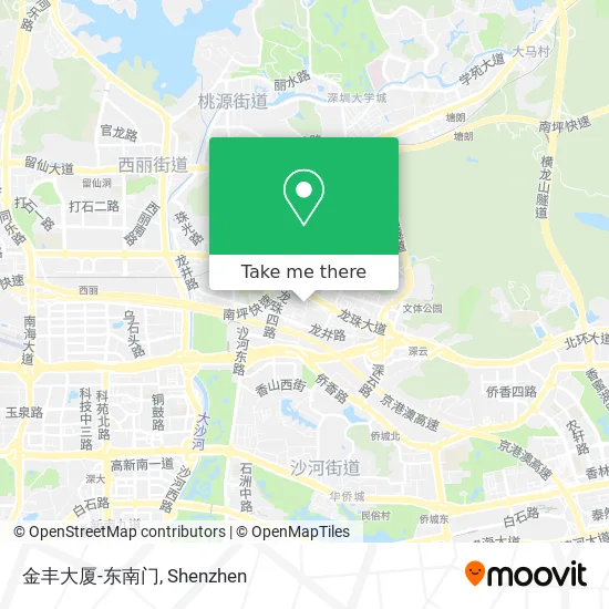 金丰大厦-东南门 map