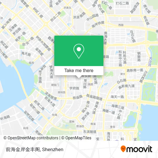 前海金岸金丰阁 map
