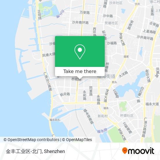 金丰工业区-北门 map