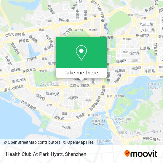 Health Club At Park Hyatt map