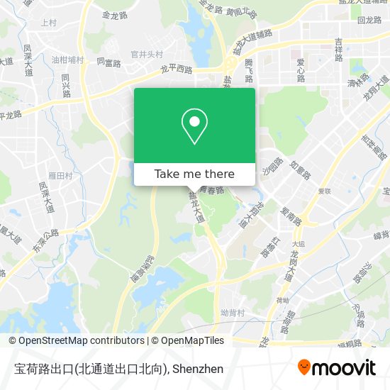 宝荷路出口(北通道出口北向) map
