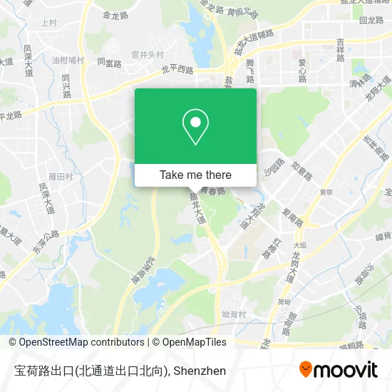 宝荷路出口(北通道出口北向) map
