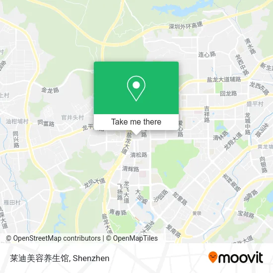 莱迪美容养生馆 map