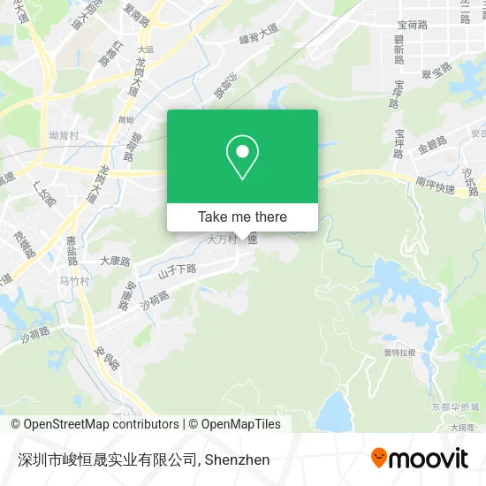 深圳市峻恒晟实业有限公司 map