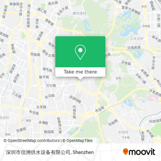深圳市信洲供水设备有限公司 map