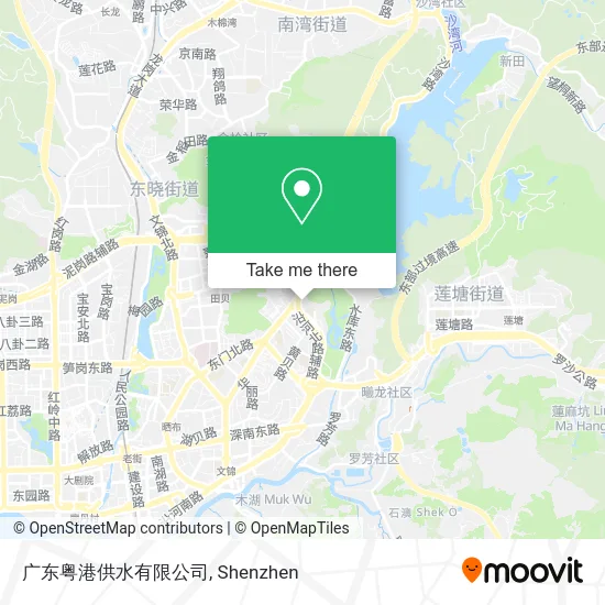 广东粤港供水有限公司 map