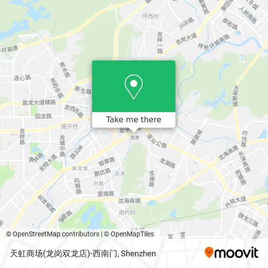 天虹商场(龙岗双龙店)-西南门 map