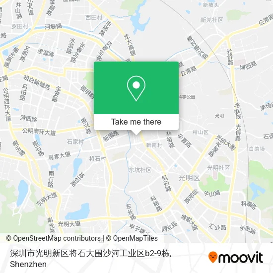 深圳市光明新区将石大围沙河工业区b2-9栋 map