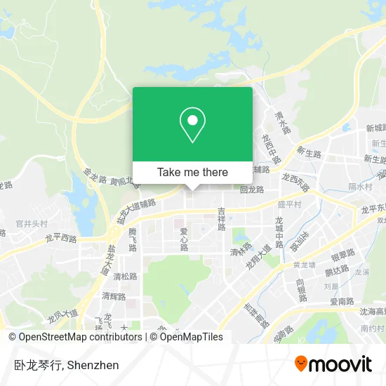 卧龙琴行 map