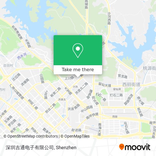 深圳吉通电子有限公司 map
