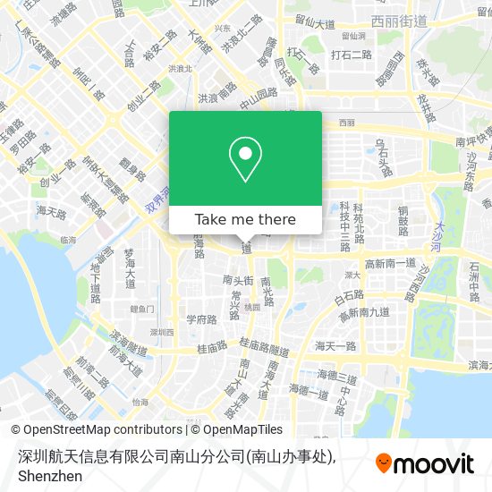 深圳航天信息有限公司南山分公司(南山办事处) map