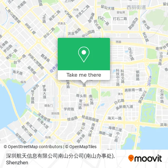 深圳航天信息有限公司南山分公司(南山办事处) map