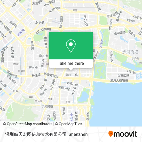 深圳航天宏图信息技术有限公司 map