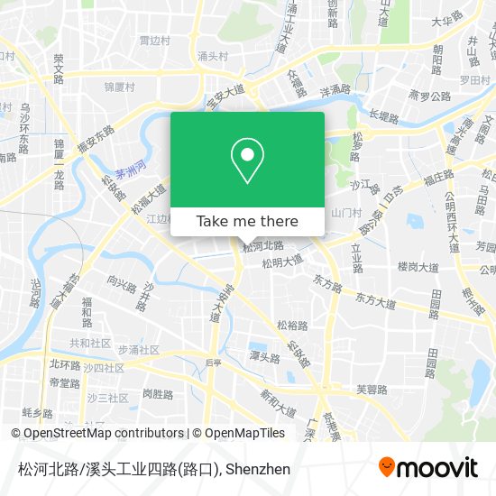 松河北路/溪头工业四路(路口) map